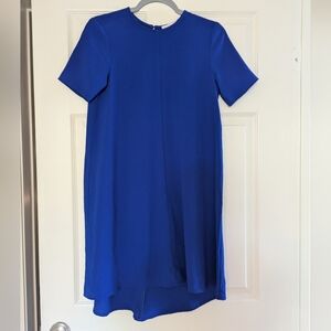 Charles Henry Royal Blue High Low Dress